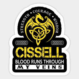 CISSELL Sticker